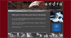 Desktop Screenshot of alexandradance.co.uk